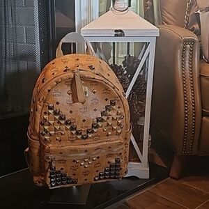 MCM Studded Backpack